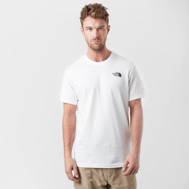 White The North Face Men's Simple Dome T-Shirt image 1