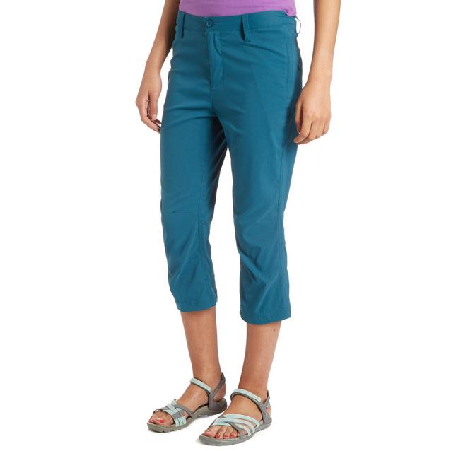 Womens blue capri clearance pants