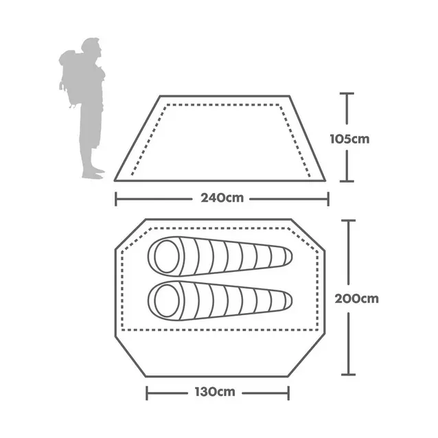 Eurohike ribble 2 sale