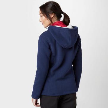 Navy Peter Storm Women's Celia Hooded Fleece Jacket