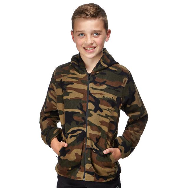 Camouflage Peter Storm Kids' Half Zip Camo Hoody image 1