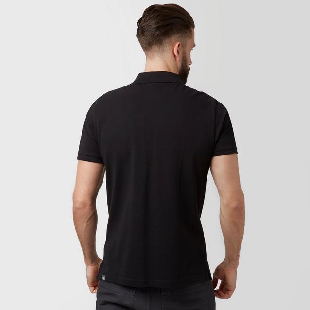 North face black hot sale polo shirt