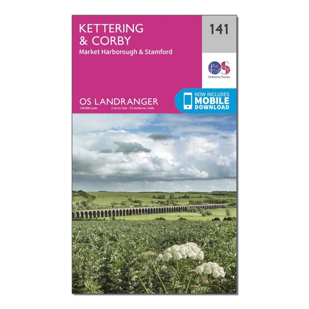 Pink Ordnance Survey Landranger 170 Vale of Glamorgan, Rhondda & Porthcawl Map With Digital Version image 1