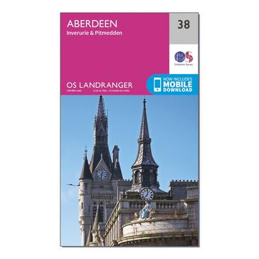 N/A Ordnance Survey Landranger 38 Aberdeen Map