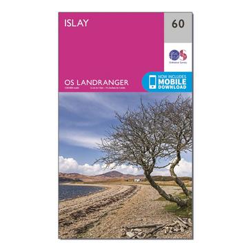 N/A Ordnance Survey Landranger 60 Islay Map With Digital Version