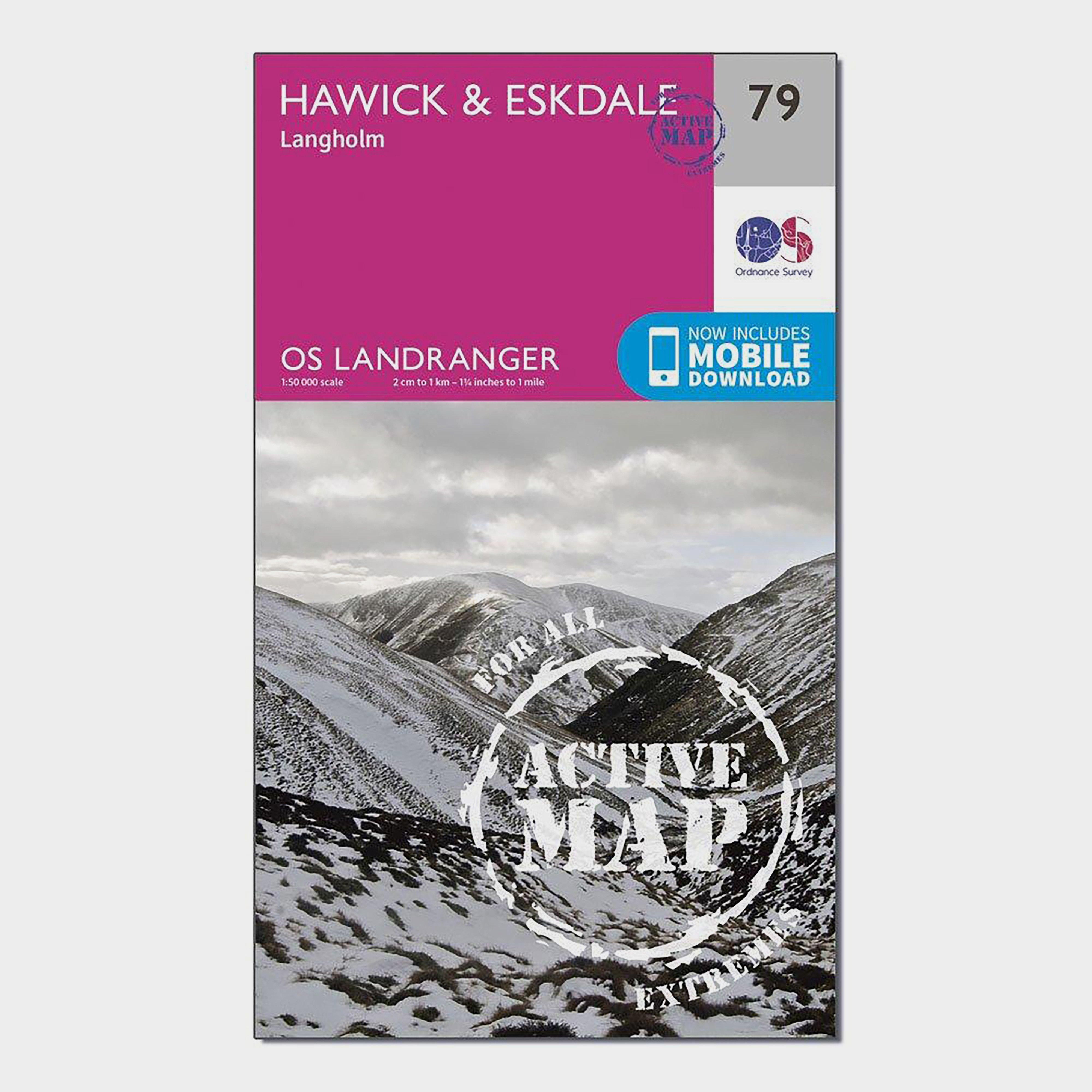 Ordnance Survey Ordnance Survey Landranger Active 79 Hawick & Eskdale, Langholm Map With Digital Version - Orange, Orange Ordnance Survey Ordnance Survey Landranger Active 79 Hawick & Eskdale, Langholm Map With Digital Version - Orange, Orange