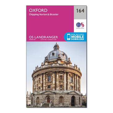 N/A Ordnance Survey Landranger 164 Oxford, Chipping Norton & Bicester Map With Digital Version