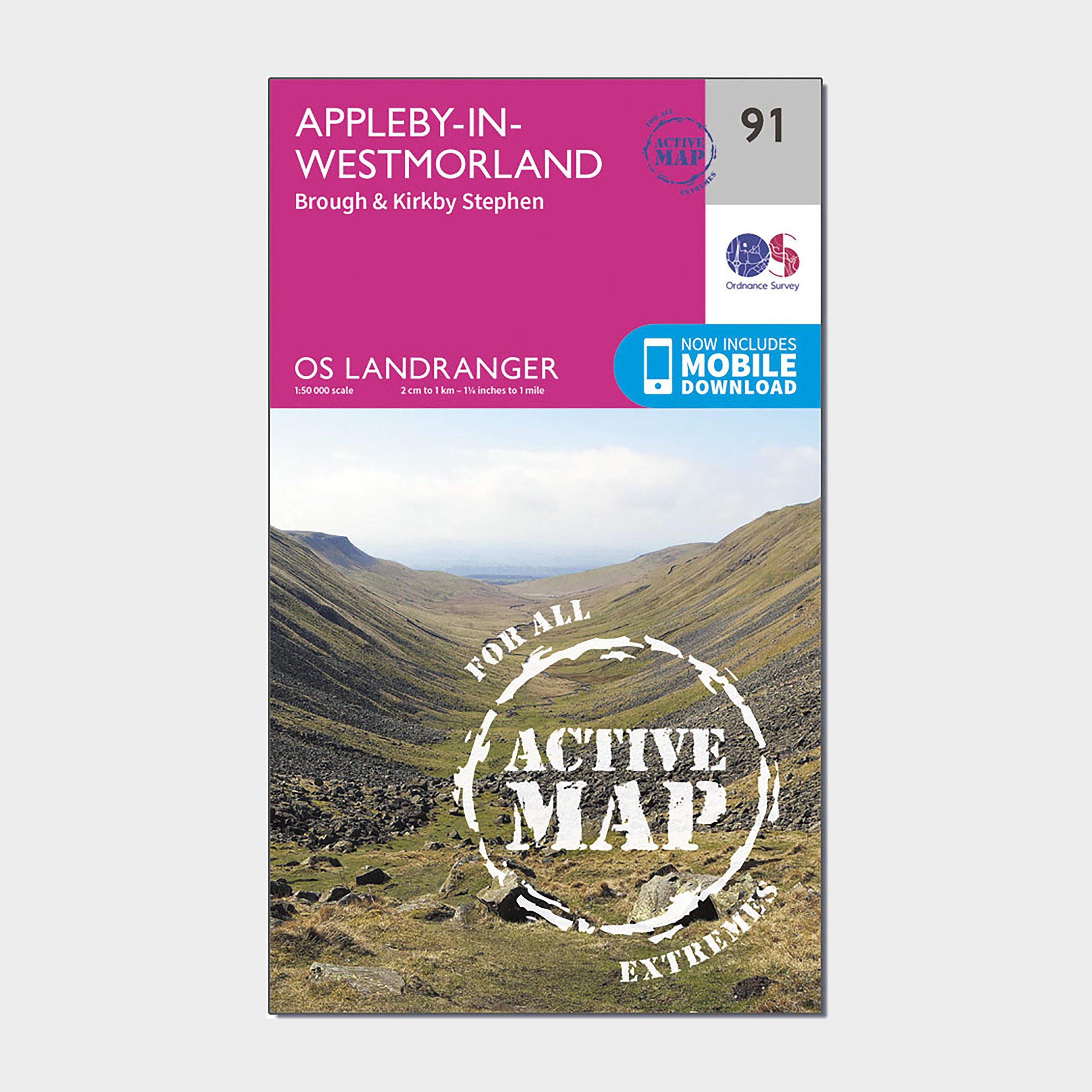 Ordnance Survey Ordnance Survey Landranger Active 91 Appleby-in-Westmorland Map With Digital Version - Orange, Orange Ordnance Survey Ordnance Survey Landranger Active 91 Appleby-in-Westmorland Map With Digital Version - Orange, Orange