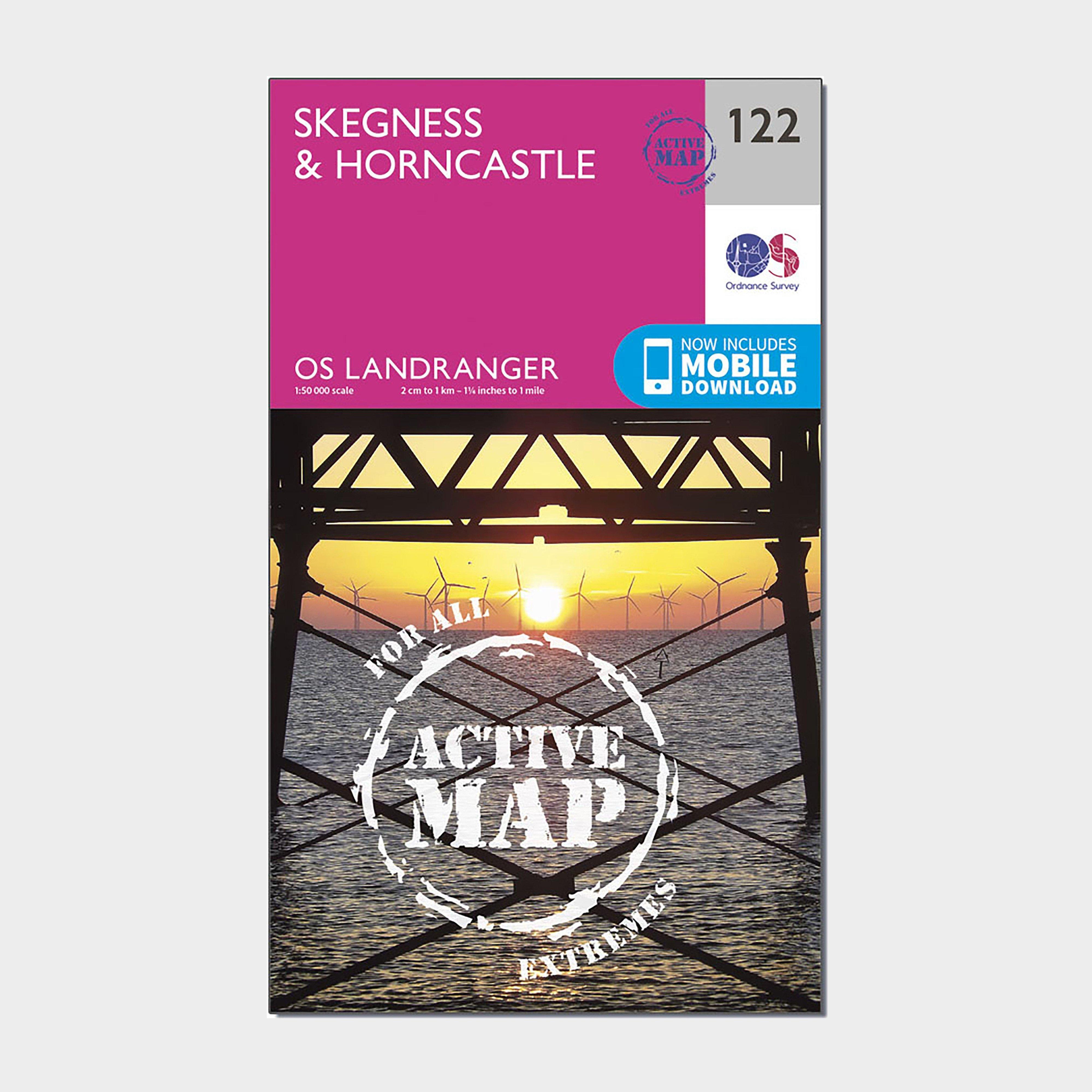 Ordnance Survey Ordnance Survey Landranger Active 122 Skegness & Horncastle Map With Digital Version - Orange, Orange Ordnance Survey Ordnance Survey Landranger Active 122 Skegness & Horncastle Map With Digital Version - Orange, Orange