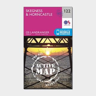 Landranger Active 122 Skegness & Horncastle Map With Digital Version