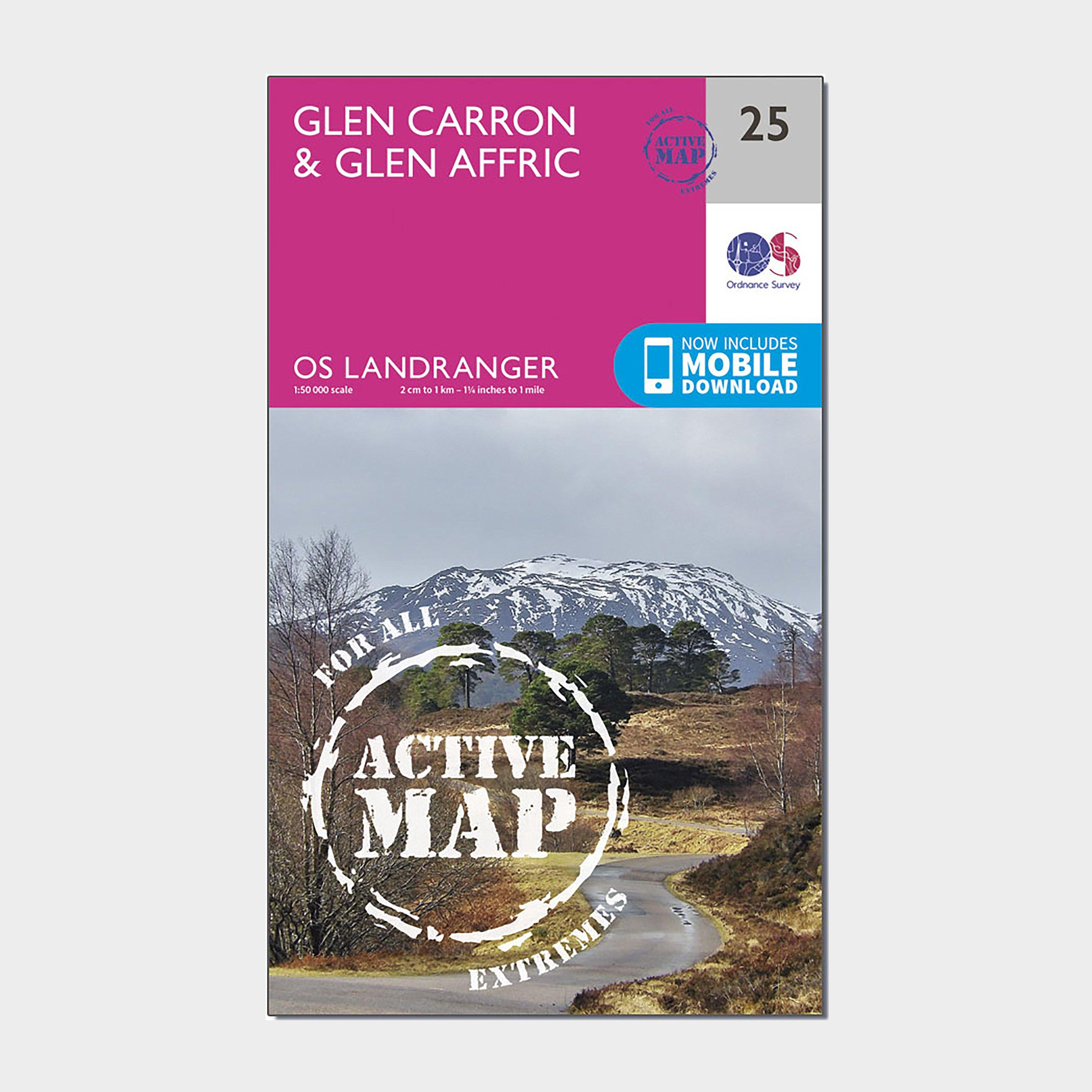 Ordnance Survey Ordnance Survey Landranger Active 25 Glen Carron & Glen Affric Map With Digital Version - Orange, Orange Ordnance Survey Ordnance Survey Landranger Active 25 Glen Carron & Glen Affric Map With Digital Version - Orange, Orange