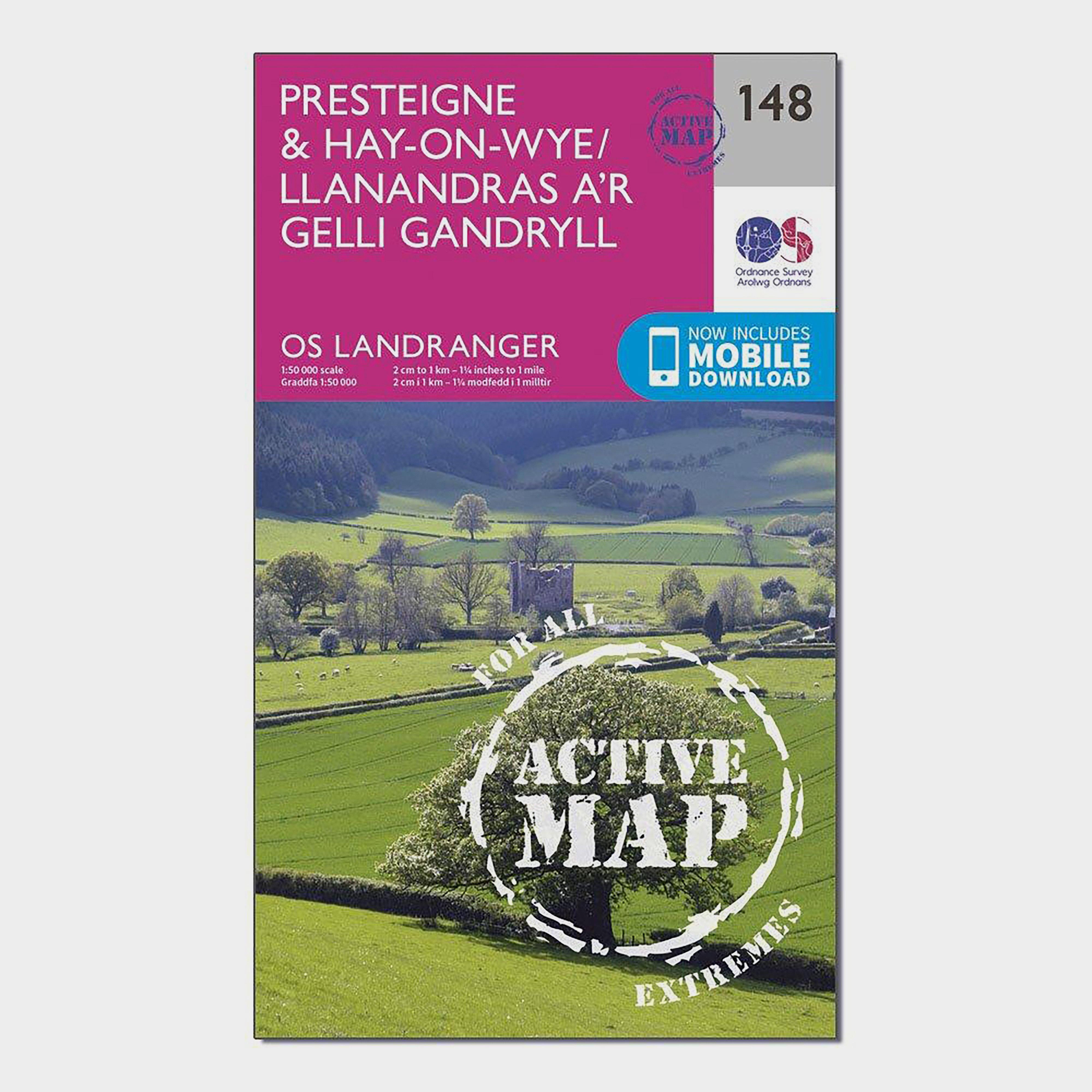 Ordnance Survey Ordnance Survey Landranger Active 148 Presteigne & Hay-on-Wye Map With Digital Version - Orange, Orange Ordnance Survey Ordnance Survey Landranger Active 148 Presteigne & Hay-on-Wye Map With Digital Version - Orange, Orange