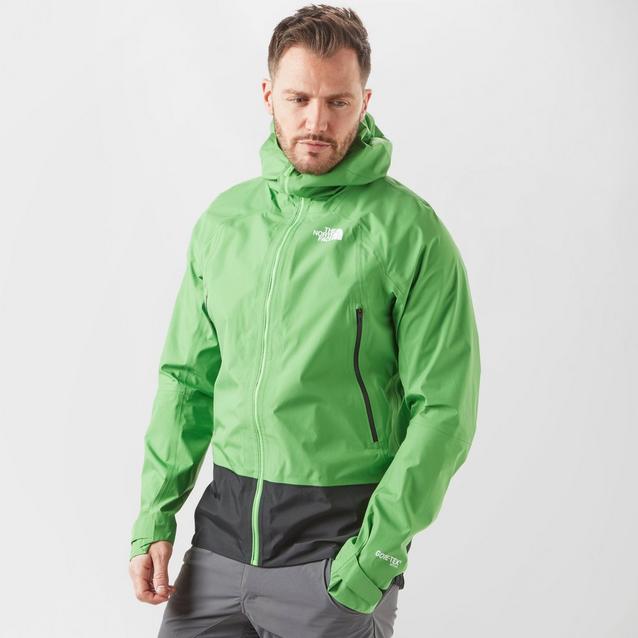 North face gore on sale tex jacket green