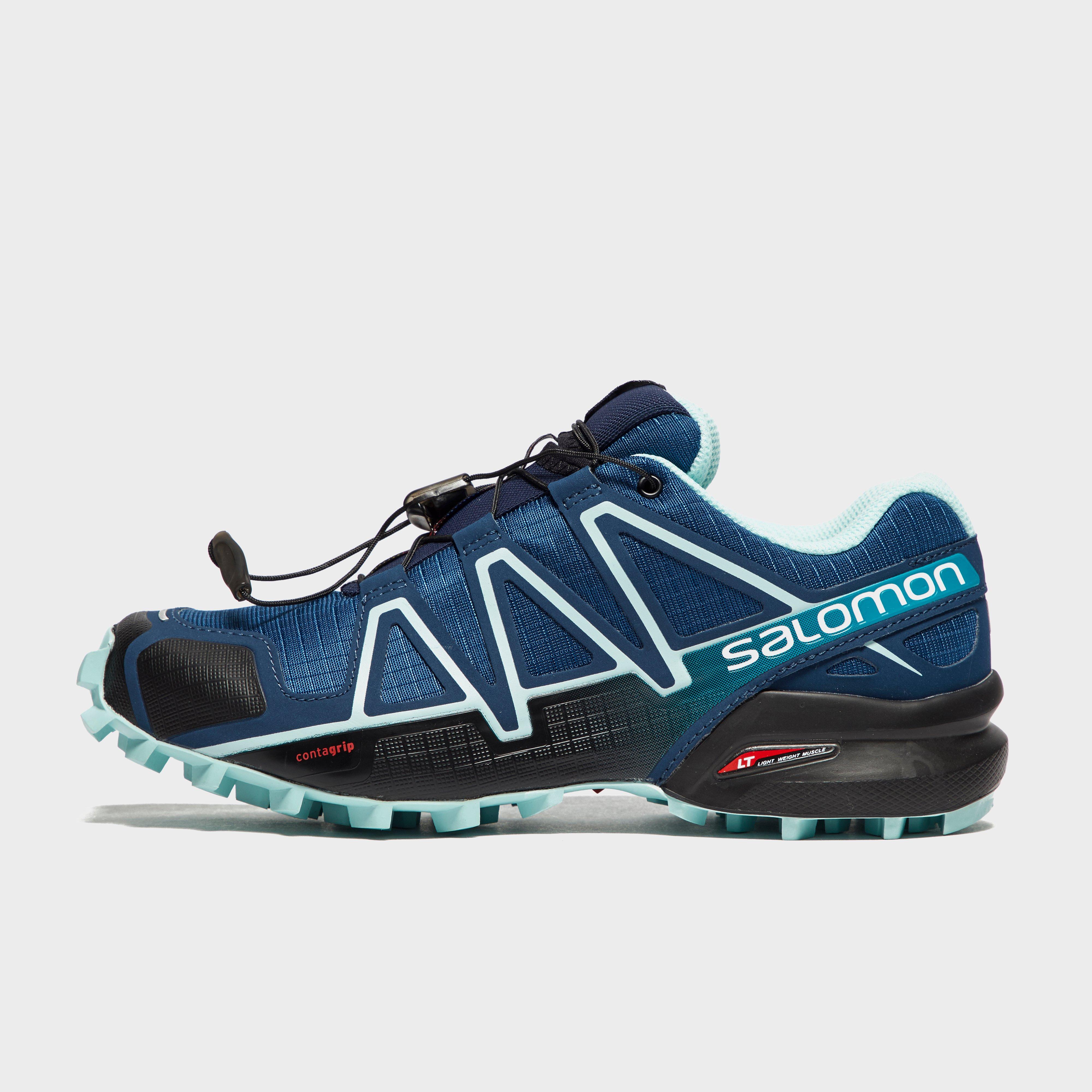 Salomon Salomon womens Speedcross 4 Trail Running Shoes - Navy, Navy Salomon Salomon womens Speedcross 4 Trail Running Shoes - Navy, Navy