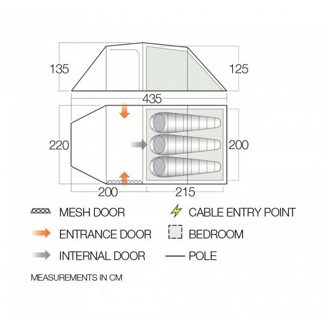 Vango omega 2025 350 footprint