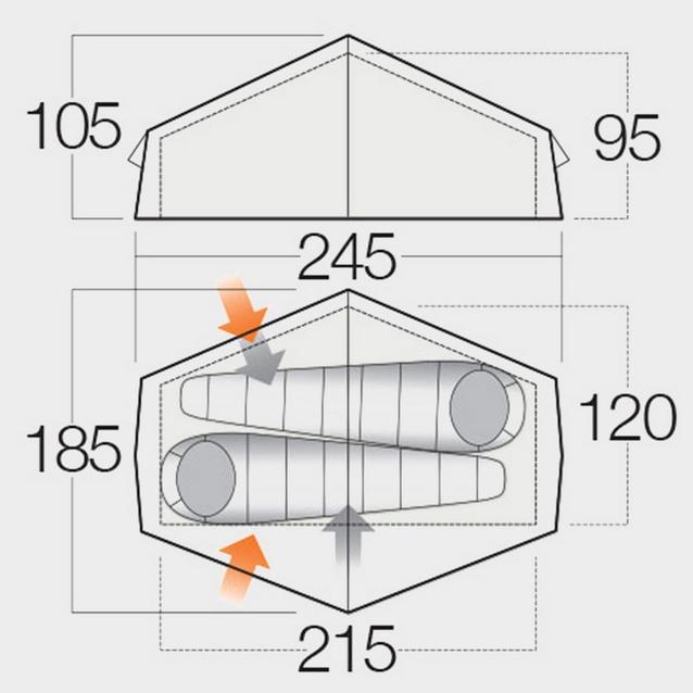 Vango nevis 200 clearance tent