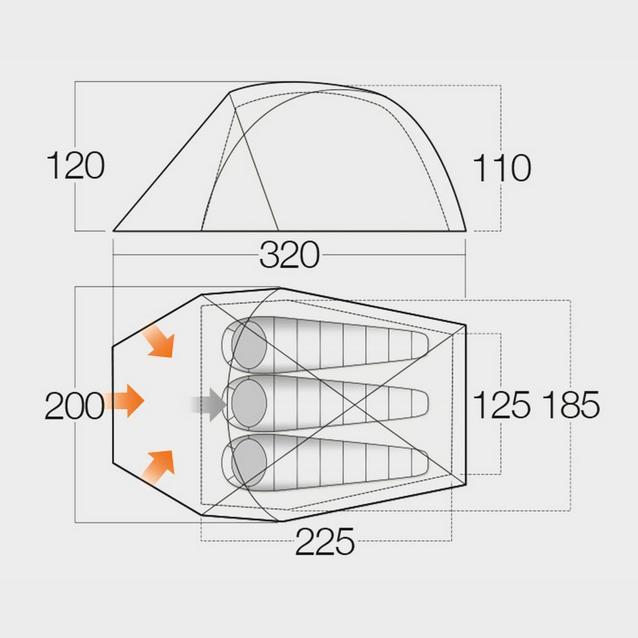 Vango mirage outlet pro 300