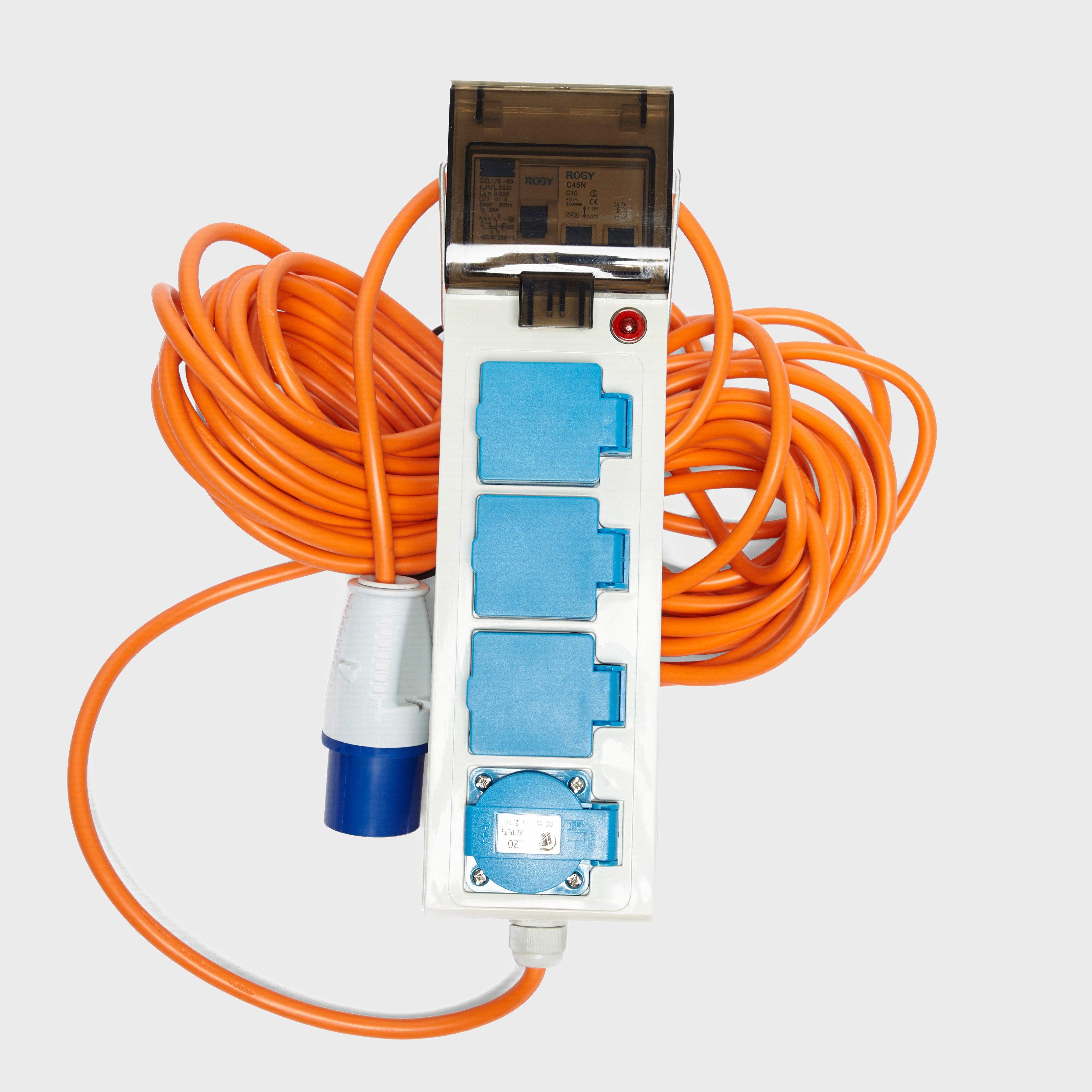 Eurohike Eurohike Mobile Mains Deluxe with 2 USB - White, White Eurohike Eurohike Mobile Mains Deluxe with 2 USB - White, White