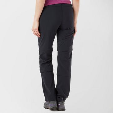 Black Peter Storm Women's Stretch Double Zip Off Walking Trousers