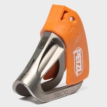 Orange Petzl TIBLOC II Emergency Rope Clamp