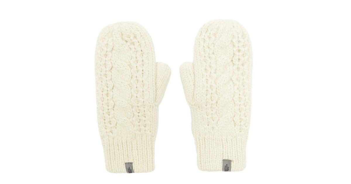 North face 2024 cable knit mittens