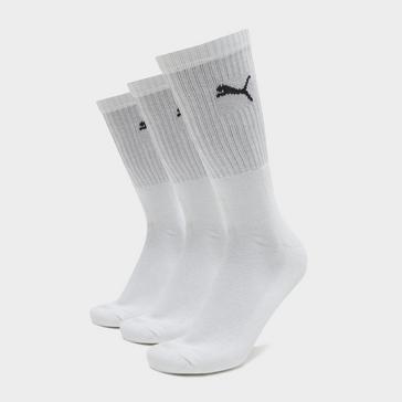 White Puma 3-Pack Basic Socks