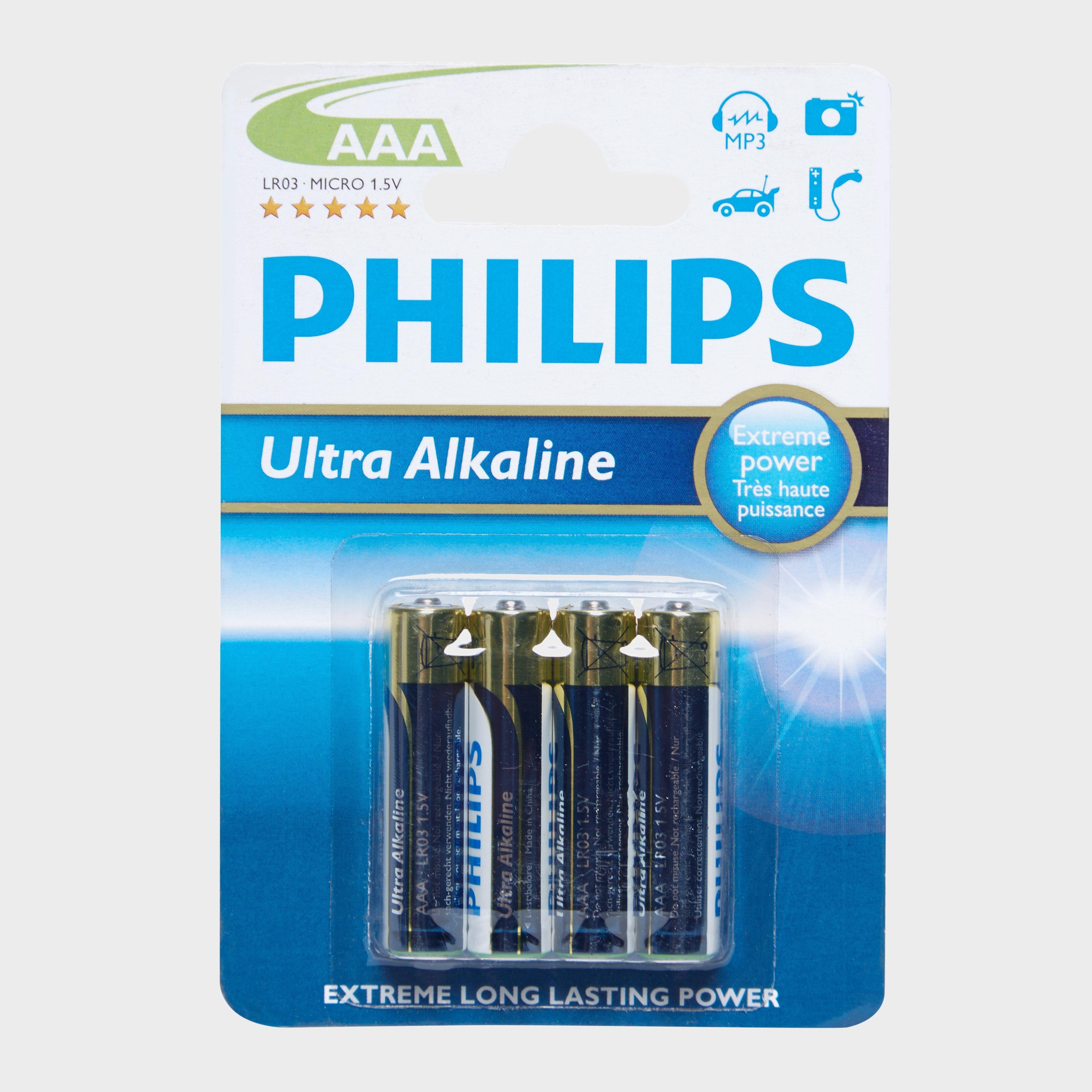 Phillips Phillips Ultra Alkaline AAA LR03 Batteries 4 Pack - N/A, N/A Phillips Phillips Ultra Alkaline AAA LR03 Batteries 4 Pack - N/A, N/A