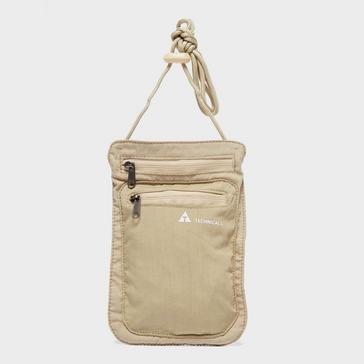 Beige Technicals Chest Travel Wallet