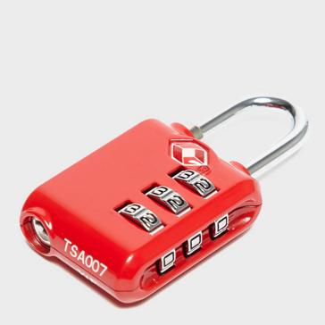 Red Technicals TSA Approved 3-Digit Combination Lock