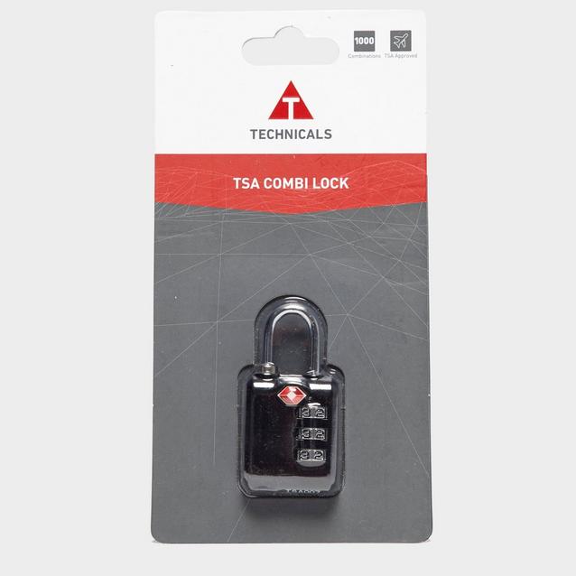 Black Technicals TSA Approved 3-Digit Combination Lock image 1