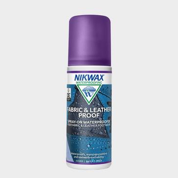 White/Blue Nikwax Fabric and Leather Spray 125ml