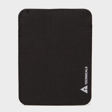 Black Technicals RFID Passport Pouch