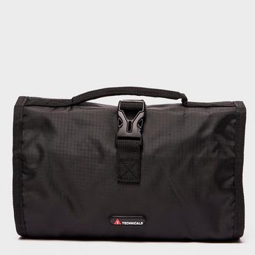 Black Technicals Foldout Wash Bag