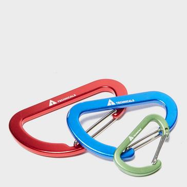 Multi Technicals Set of 3 Carabiners