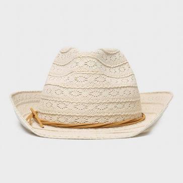 Beige One Earth Women's Lazer Cut Hat