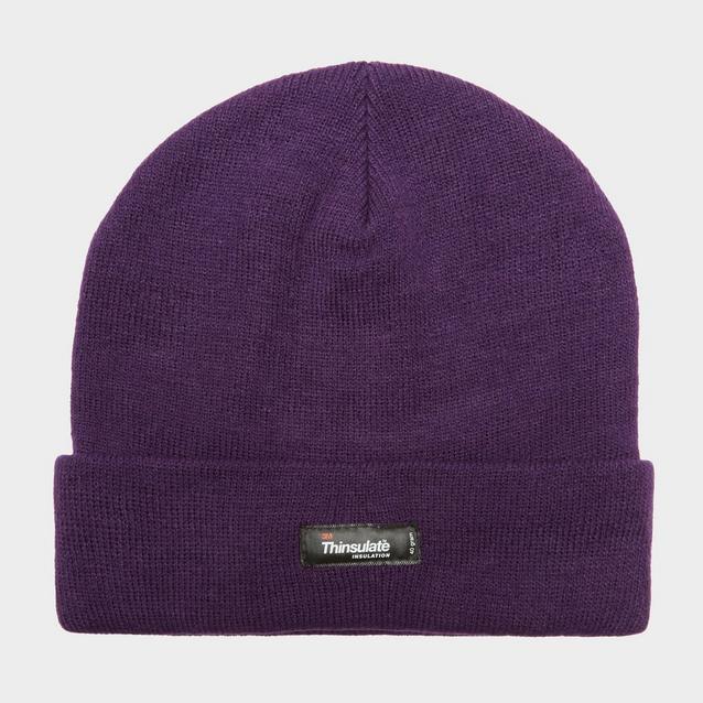 Purple Peter Storm Unisex Thinsulate Beanie Hat image 1