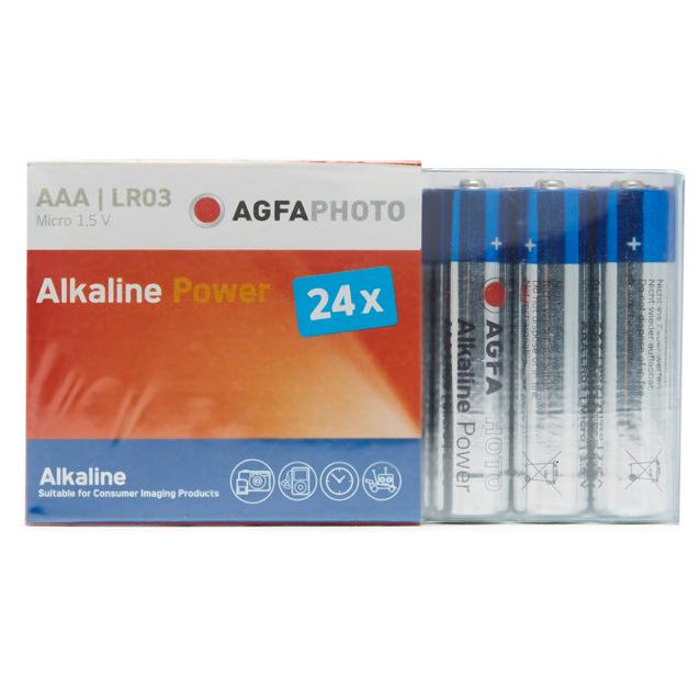N/A AGFA Alkaline Power AAA LR03 Batteries 24 Pack image 1