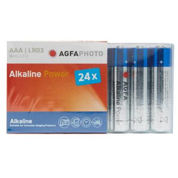 N/A AGFA Alkaline Power AAA LR03 Batteries 24 Pack