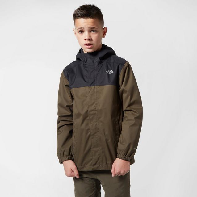 The North Face Boy s Resolve Waterproof Jacket Blacks