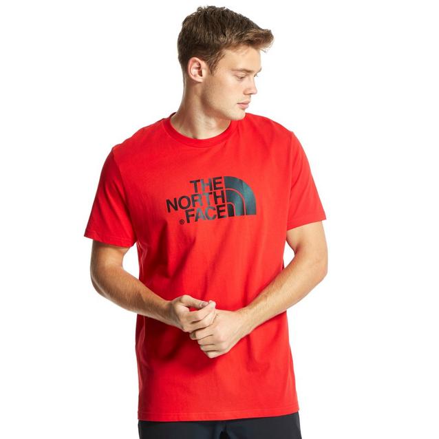 North face t hot sale shirt red