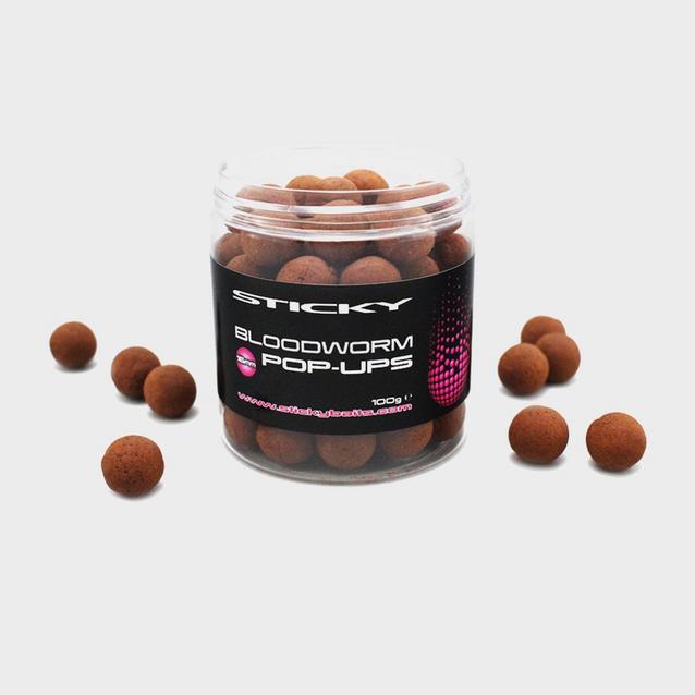 Brown Sticky Baits Bloodworm Pop-Ups 16mm image 1