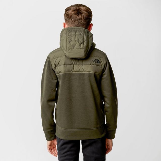 The North Face Kid s Mitteleggi Down Hybrid Hoodie Blacks