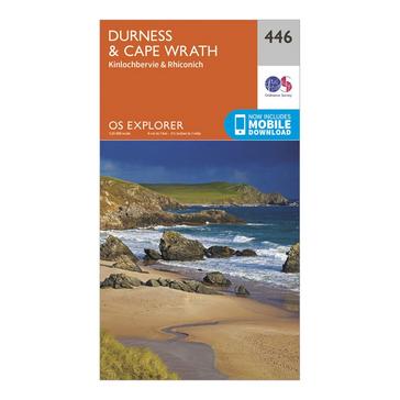 N/A Ordnance Survey Explorer 446 Durness & Cape Wrath Map With Digital Version