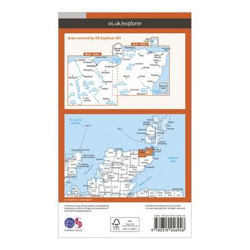 N/A Ordnance Survey Explorer 451 Thurso & John o’Groats Map With Digital Version