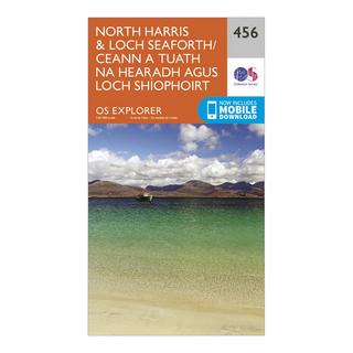 Explorer 456 North Harris & Loch Seaforth Map With Digital Version