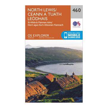 N/A Ordnance Survey Explorer 460 North Lewis Map With Digital Version