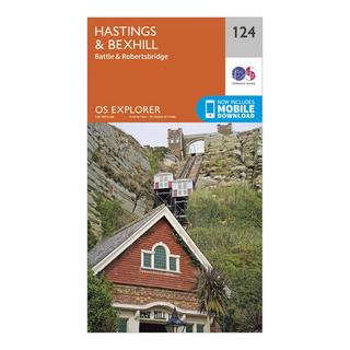 Explorer 124 Hastings & Bexhill Map With Digital Version