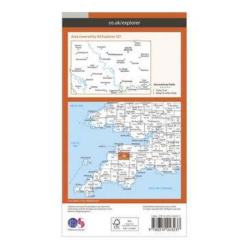 Orange Ordnance Survey Explorer 127 South Molton & Chulmleigh Map With Digital Version
