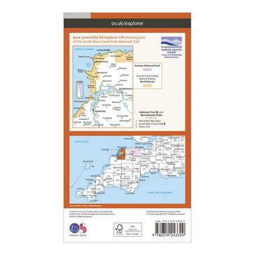 N/A Ordnance Survey Explorer 139 Bideford, Ilfracombe & Barnstaple Map With Digital Version