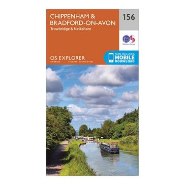 N/A Ordnance Survey Explorer 156 Chippenham & Bradford-on-Avon Map With Digital Version